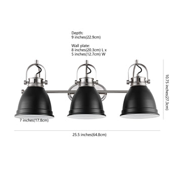 Phineas Farmhouse Bohemian Iron LED Vanity